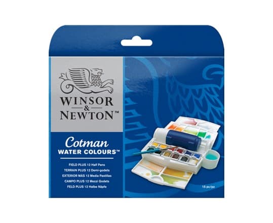 Cotman watercolour field box plus