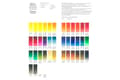 Miniatyrbilde 2 av 2: Artisan Water Mixable Oil colour chart, print