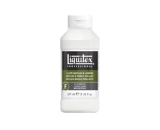 Varnish gloss acrylic mediums 237ml