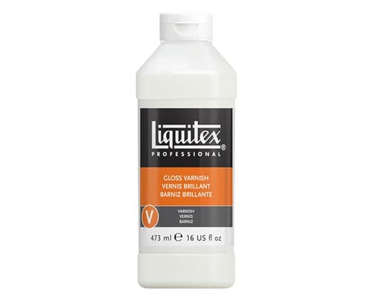 Varnish gloss acrylic medium 473ml