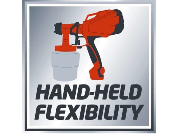 Einhell TC-SY 500 P, Målning, 1 l, 0,55 l/min, Svart, Röd, 276 mm, 125 mm