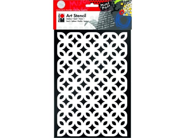 Marabu 028500004, Konststencil, Vuxna och barn, Vit, 297 mm, 210 mm