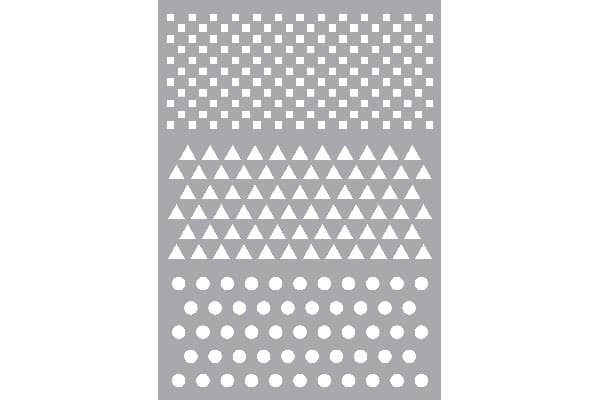 Marabu 028500008, Symbolstencil, Vuxna och barn, Vit, 297 mm, 210 mm