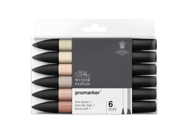 Promarker 6kpl ihon sävyjen sarja 1