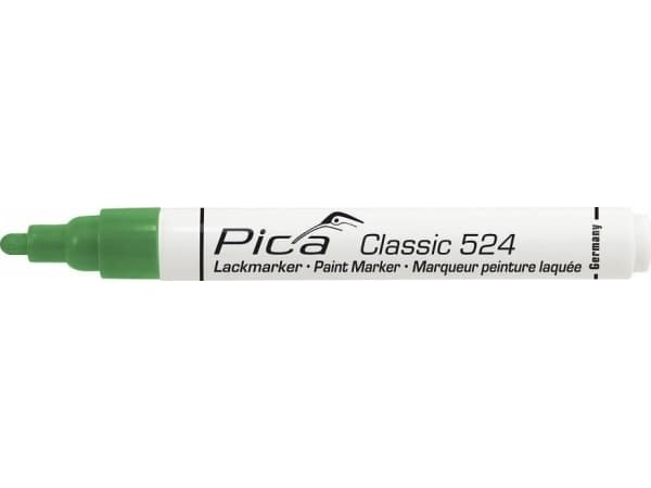 Pica mærkepen grøn - Classic Industry paint marker m/rund spids 2-4 mm