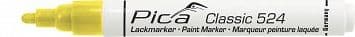 Pica mærkepen gul - Classic Industry paint marker m/rund spids 2-4 mm