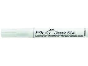 Pica markeringspenna vit - Classic Industry färgmarker med rund spets 2-4 mm