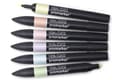 Miniatyrbilde 2 av 3: Promarker 6pcs pastel tones