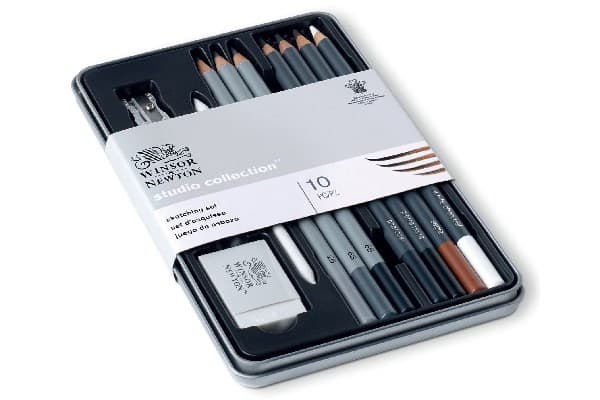 Sketching pencil 10pcs in tin box