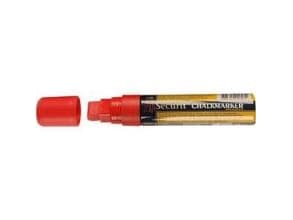 Tuschpen 1 stk Securit tyk 7-15 mm Rød,6 stk/krt