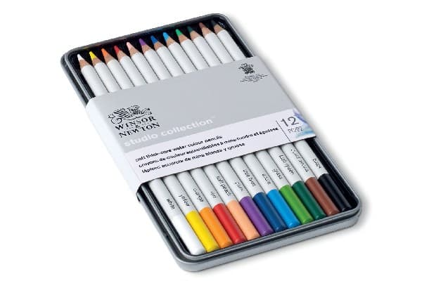 Precision pencil coloured 12pcs in tin box