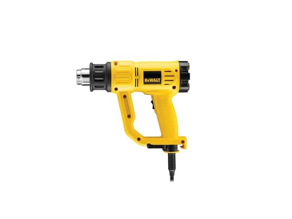 DeWALT D26411, Kuumailmapistooli, Pistoolikahva, Keltainen, 450 l/min, 600 °C, 68 dB