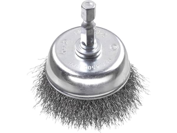 kwb 606210, Koppstålborste, 6 mm, 5 cm, 0,2 mm, Metall, Sten, Metall