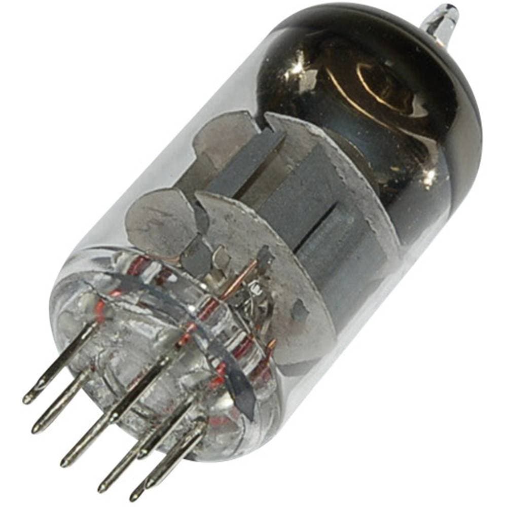 ECC 88 = 6 DJ 8 = 6922 Elektronrör Dubbeltriod 90 V 15 mA Antal poler: 9 Sockel: Noval Innehåll 1 st