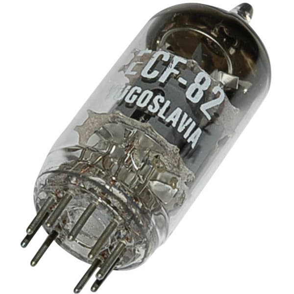 BTB Vertrieb ECF 82 = 6 U 8 = 6 KD 8 = 6 EA 8 = 6 F 2 = 6 GH 8 Elektronrör Triod-pentod 150 V, 170 V 18 mA, 10 mA Antal