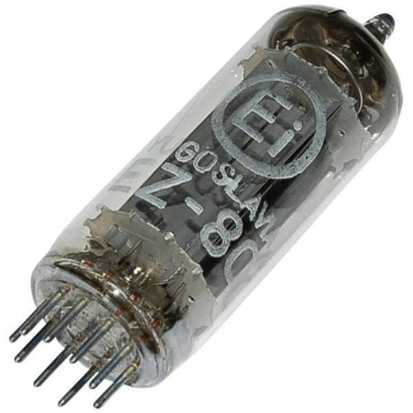 BTB Vertrieb EZ 80 = 6 V 4 Elektronrör Dual likriktare 250 V 90 mA Antal poler: 9 Sockel: Noval Innehåll 1 st