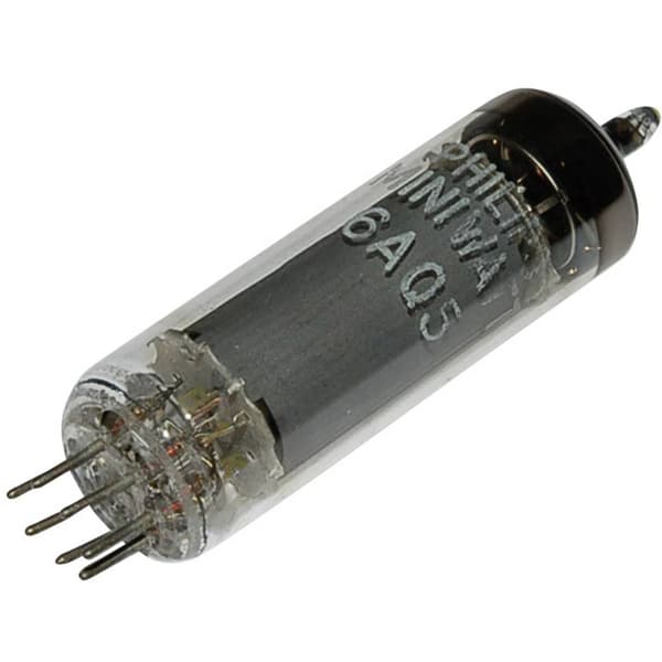 WECK EL 90 = 6 AQ 5 Elektronrör Ändpentod 250 V 45 mA Antal poler: 7 Sockel: B7G Innehåll 1 st