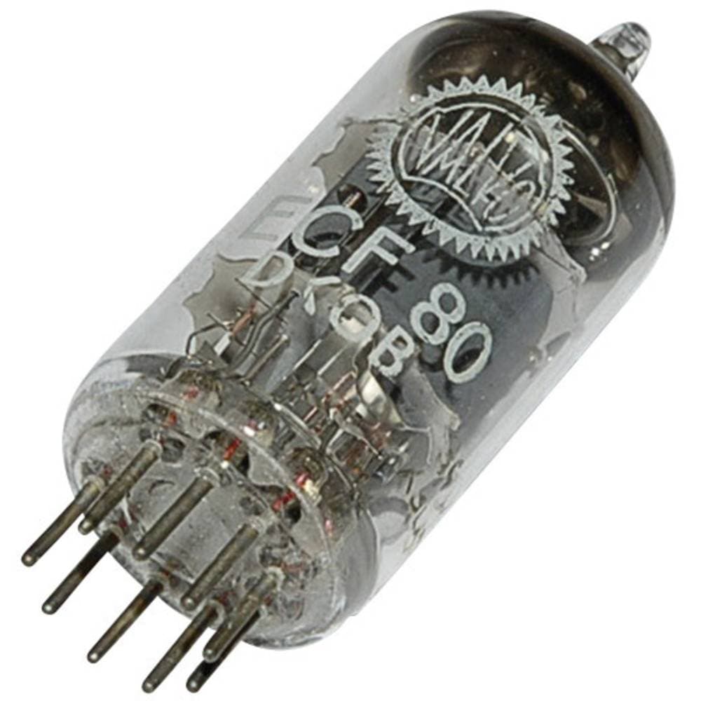 ECF 80 = 6 BL 8 Elektronrör Triod-pentod 100 V, 170 V 14 mA, 10 mA Antal poler: 9 Sockel: Noval Innehåll 1 st