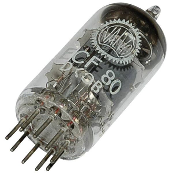 BTB Vertrieb ECF 80 = 6 BL 8 Elektronrör Triod-pentod 100 V, 170 V 14 mA, 10 mA Antal poler: 9 Sockel: Noval Innehåll 1