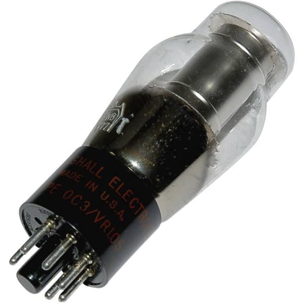 BTB Vertrieb OC 3 = VR 105 Elektronrör Spänningsregulator 133 V Antal poler: 6 Sockel: Oktal Innehåll 1 st