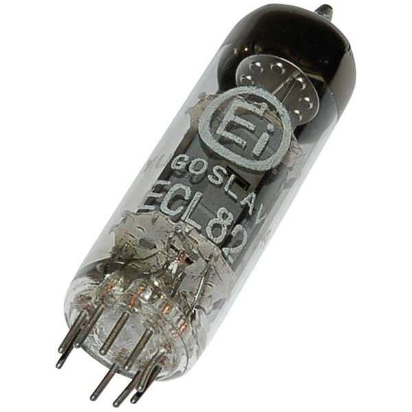 BTB Vertrieb ECL 82 = 6 BM 8 Elektronrör Triod-pentod 100 V, 170 V 3.5 mA, 41 mA Antal poler: 9 Sockel: Noval Innehåll