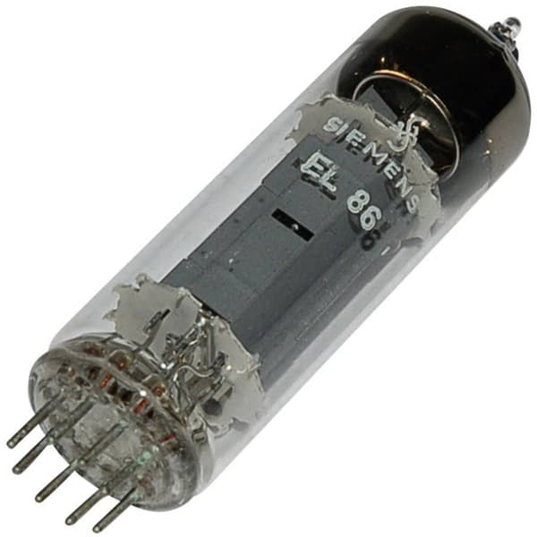 BTB Vertrieb EL 86 = 6 CW 5 Elektronrör Ändpentod 170 V 70 mA Antal poler: 9 Sockel: Noval Innehåll 1 st