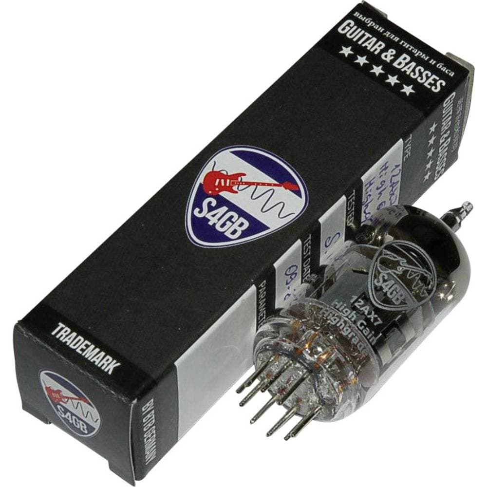 12AX7 S4GB High Gain Elektronrör Utvalt för Gitarr & bas Dubbeltriod Antal poler: 9 Lampsockel: Noval Innehåll 1 st