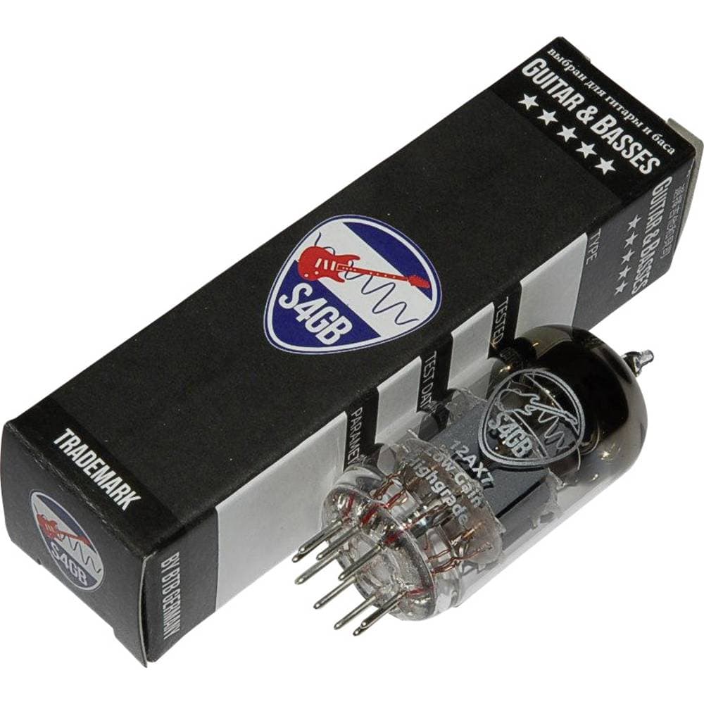 12AX7 S4GB Low Gain Elektronrör Utvalt för Gitarr & bas Dubbeltriod Antal poler: 9 Sockel: Noval Innehåll 1 st