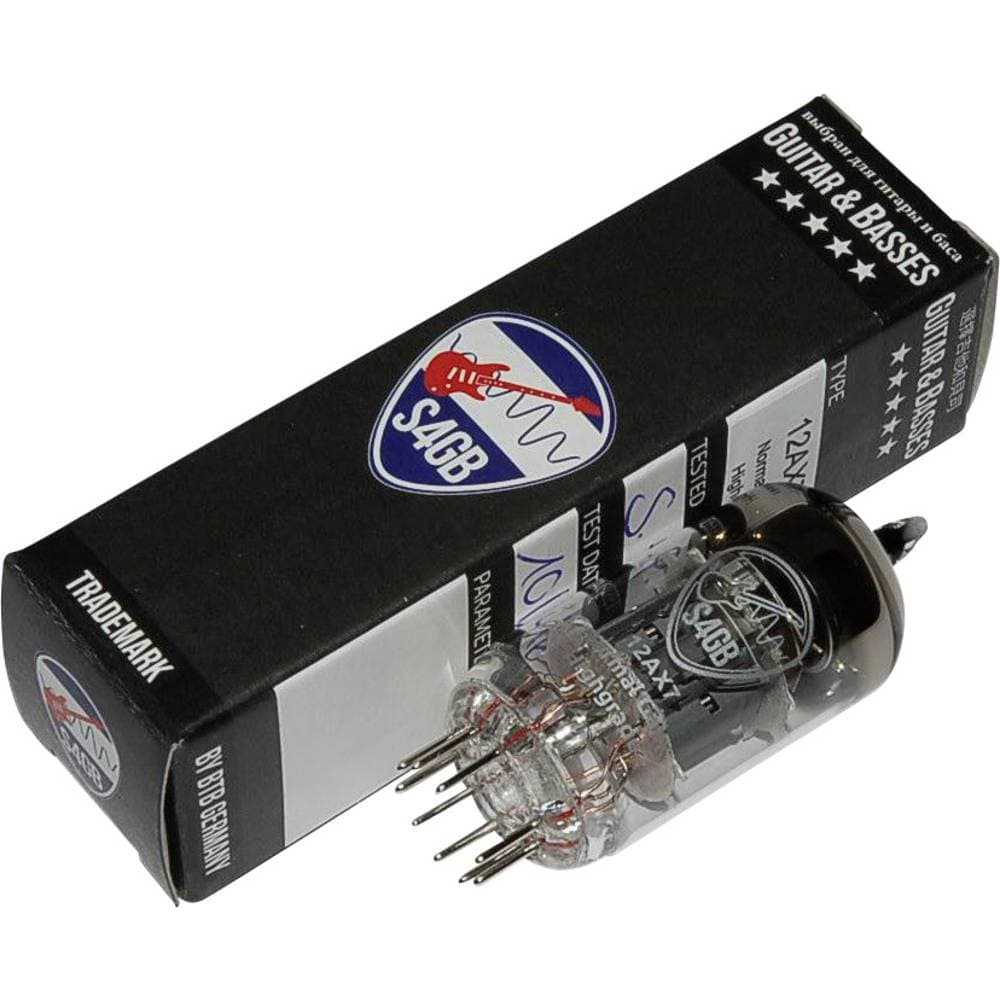 12AX7-S4GB Normal Gain Elektronrör Utvalt för Gitarr & bas Dubbeltriod Antal poler: 9 Sockel: Noval Innehåll 1 st