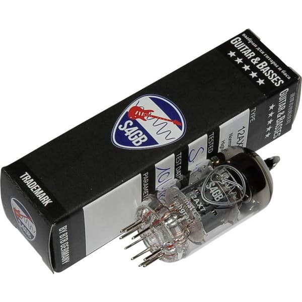 BTB Vertrieb 12AX7-S4GB Normal Gain Elektronrör Utvalt för Gitarr & bas Dubbeltriod Antal poler: 9 Sockel: Noval Innehå