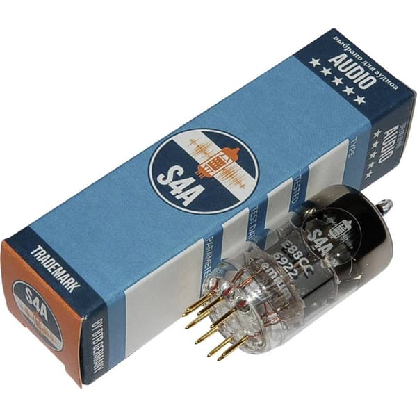 BTB Vertrieb E88CC S4A Premium Elektronrör Utvalt för Audio & Studio Dubbeltriod Antal poler: 9 Sockel: Noval Innehåll