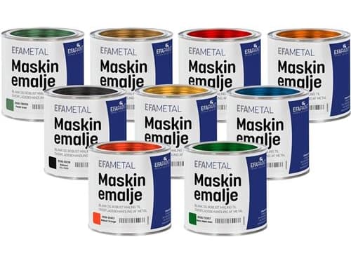 Maskinemalje Entreprenørgul 0,75 L - RAL 1007