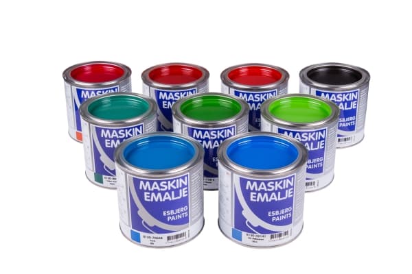 Maskinemalje Entreprenørgul 0,75 L - RAL 1007