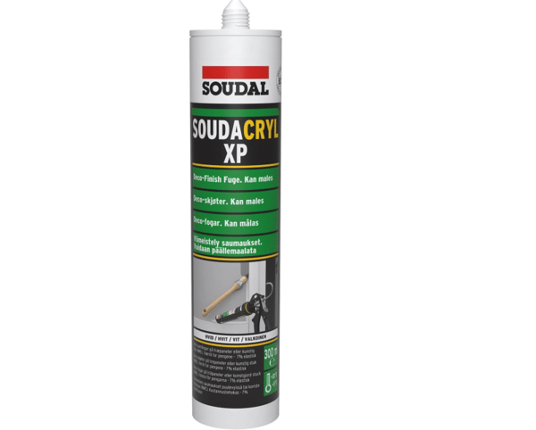 Akryltätningsmedel Soudacryl XP White 300 ml