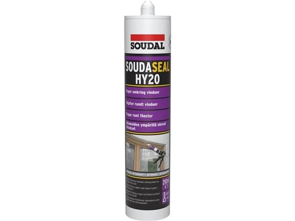 Soudaseal HY20 Malbar hybrid polymer fugemasse 290ml patron, betongrå