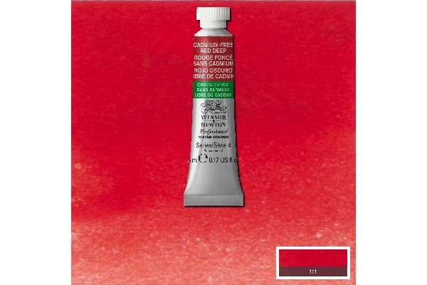Proff. watercolour 5ml cadminum-free, red deep