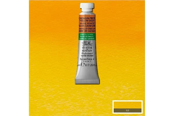 Proff. watercolour 5ml cadminum-free, yellow deep