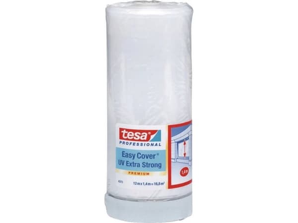 Tesa dekkfilm Easy Cover® 4373 UV ekstra sterk (L x B) 12 m x 140 cm gjennomsiktig 04373-1-1 TESA In (04373-1-1)