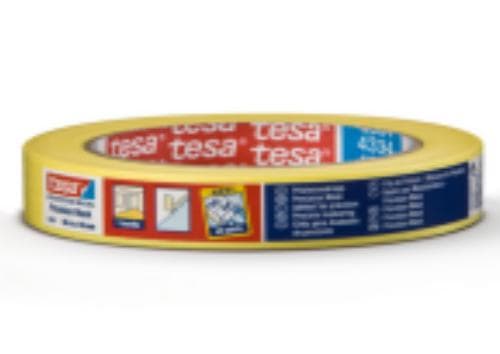TESA 4334, 19 mm x 50 m, 50 m, 19 mm, Gul