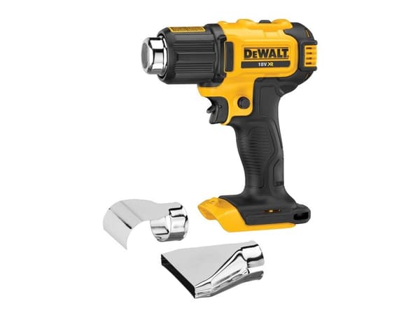 DeWALT DCE530N-XJ, Varmluftspistol, Pistolhandtag, Gul, 190 l/min, 530 ° C, 109 l/min