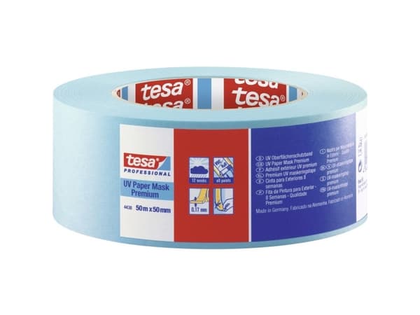 tesa PREMIUM 04438-00064-00 Crepebånd tesakrepp® Blå (L x B) 50 m x 50 mm 1 stk 1 stk
