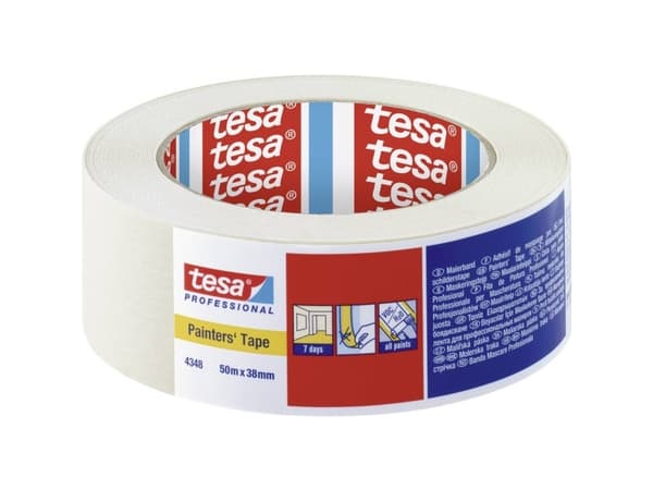 tesa STANDARD 04348-00018-03 Crepebånd tesakrepp® Beige (L x B) 50 m x 38 mm 1 stk