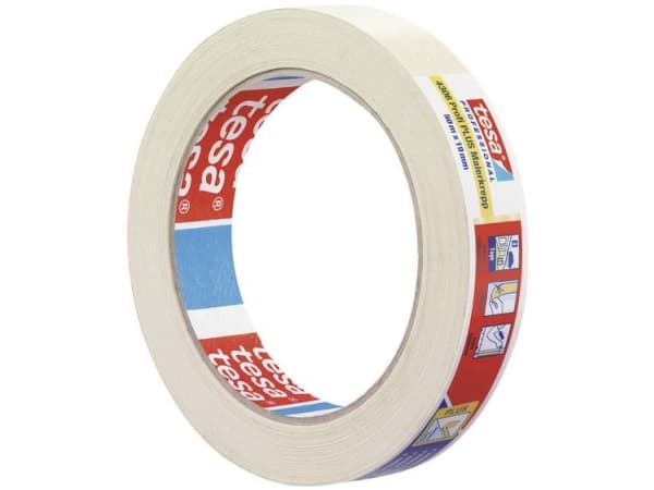 tesa PREMIUM 04306-00042-02 Crepebånd tesakrepp® Beige (L x B) 50 m x 19 mm 1 stk