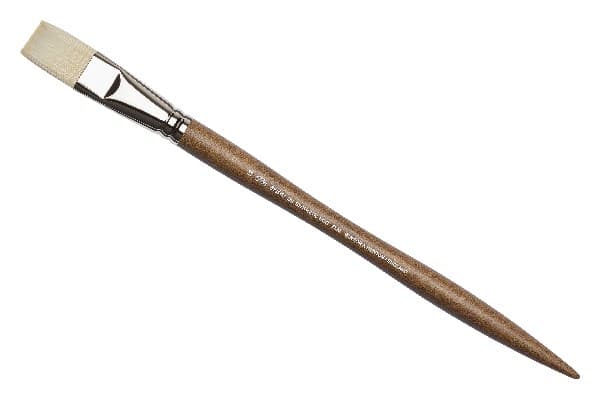 ARTISTS' OIL SYNTHETIC HOG BRUSH FLAT SIZE 12