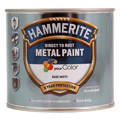 Hammerite Base White - Antal: 500 ML