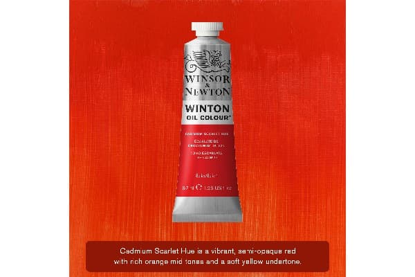 Wintonolja 37 ml kadmiumskarletfärg 107