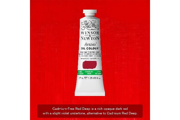 ARTISTS' OIL COLOUR 37ML CADMIUM FREE RED DEEP 895