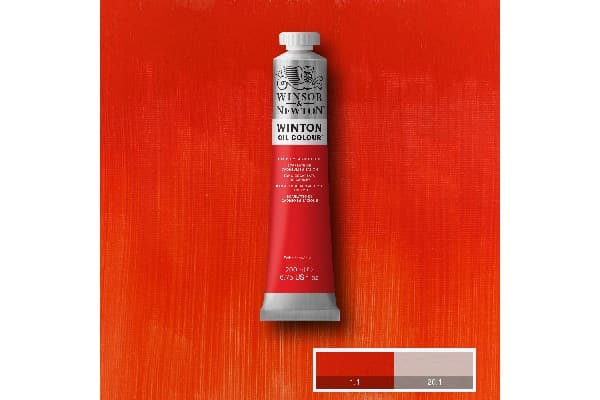 Wintonolja 200 ml kadmiumskarlosfärg 107