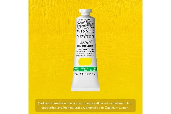 ARTISTS' OIL COLOUR 37ML CADMIUM FREE LEMON 890