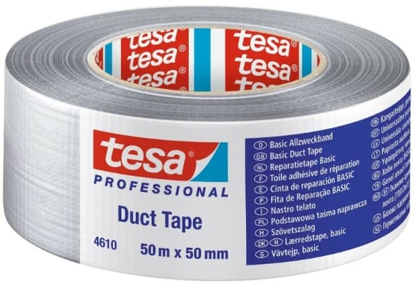 tesa Tesa Tesa 04610-00000-00-00 Tekstiiliteippi tesa® Professional Silver (L x S) 50 m x 50 mm 1 kpl